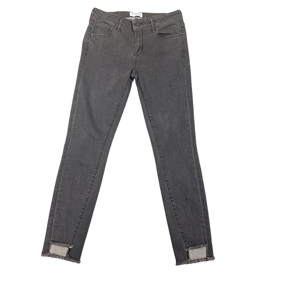 Parker Smith Grey Skinny Jeans Size 2 / 26 Raw Hem Ankle